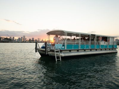 Have Fun & Explore Miami’s Bay Aboard Our Boat! 45 Passengers & Floats included!