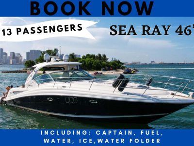 45′ SEA RAY FOR 12 PEOPLE, LIVE YOUR BEST MOMENT