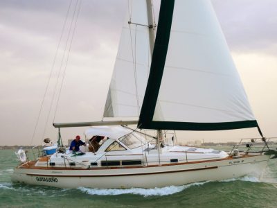 Sailing on Biscayne Bay in Miami